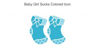 Baby Girl Socks Colored Icon In Powerpoint Pptx Png And Editable Eps Format