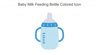 Baby Milk Feeding Bottle Colored Icon In Powerpoint Pptx Png And Editable Eps Format