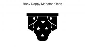 Baby Nappy Monotone Icon In Powerpoint Pptx Png And Editable Eps Format