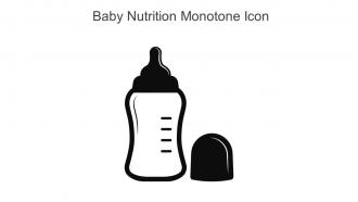 Baby Nutrition Monotone Icon In Powerpoint Pptx Png And Editable Eps Format