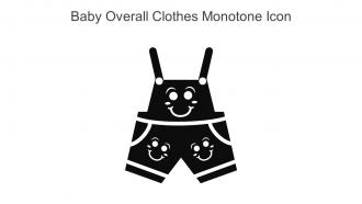 Baby Overall Clothes Monotone Icon In Powerpoint Pptx Png And Editable Eps Format