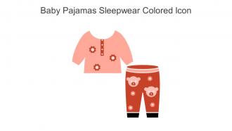 Baby Pajamas Sleepwear Colored Icon In Powerpoint Pptx Png And Editable Eps Format
