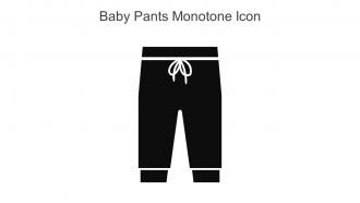 Baby Pants Monotone Icon In Powerpoint Pptx Png And Editable Eps Format