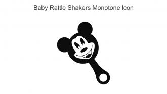 Baby Rattle Shakers Monotone Icon In Powerpoint Pptx Png And Editable Eps Format