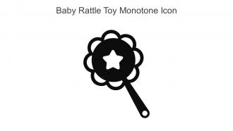 Baby Rattle Toy Monotone Icon In Powerpoint Pptx Png And Editable Eps Format