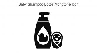 Baby Shampoo Bottle Monotone Icon In Powerpoint Pptx Png And Editable Eps Format
