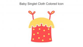 Baby Singlet Cloth Colored Icon In Powerpoint Pptx Png And Editable Eps Format