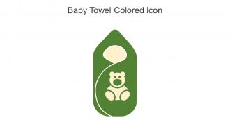 Baby Towel Colored Icon In Powerpoint Pptx Png And Editable Eps Format