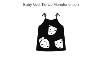 Baby Vest Tie Up Monotone Icon In Powerpoint Pptx Png And Editable Eps Format