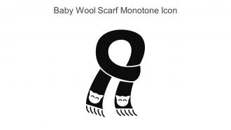 Baby Wool Scarf Monotone Icon In Powerpoint Pptx Png And Editable Eps Format