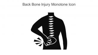 Back Bone Injury Monotone Icon In Powerpoint Pptx Png And Editable Eps Format