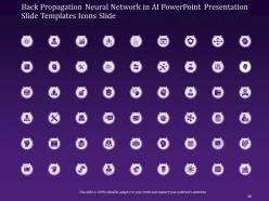 Back propagation neural network in ai powerpoint presentation slide templates complete deck