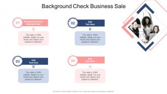 Background Check Business Sale In Powerpoint And Google Slides Cpb