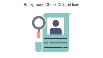 Background Check Colored Icon In Powerpoint Pptx Png And Editable Eps Format