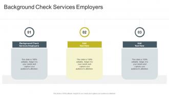 Background Check Services Employers In Powerpoint And Google Slides Cpb