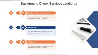 Background Check Services Landlords In Powerpoint And Google Slides Cpb