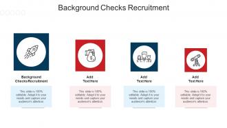 Background Checks Recruitment Ppt Powerpoint Presentation Inspiration Objects Cpb