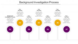 Background Investigation Process Ppt Powerpoint Presentation Show Picture Cpb