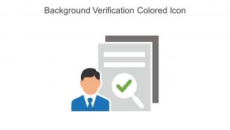 Background Verification Colored Icon In Powerpoint Pptx Png And Editable Eps Format