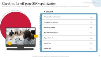 Backlinking And SEO Strategic Plan To Increase Online Presence Powerpoint Presentation Slides V Impressive Researched