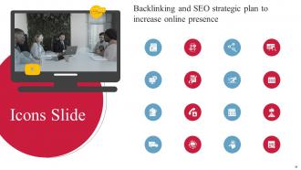 Backlinking And SEO Strategic Plan To Increase Online Presence Powerpoint Presentation Slides V Idea Designed