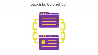 Backlinks Colored Icon In Powerpoint Pptx Png And Editable Eps Format