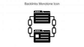 Backlinks Monotone Icon In Powerpoint Pptx Png And Editable Eps Format