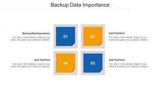 Backup Data Importance Ppt Powerpoint Presentation Styles Rules Cpb