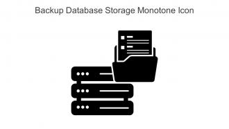 Backup Database Storage Monotone Icon In Powerpoint Pptx Png And Editable Eps Format