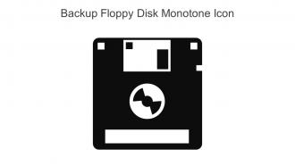 Backup Floppy Disk Monotone Icon In Powerpoint Pptx Png And Editable Eps Format