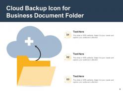 Backup Icon Restoration Business Document Database Storage