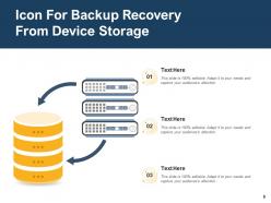 Backup Icon Restoration Business Document Database Storage