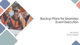 Backup Plans For Seamless Event Execution PPT Template AT
