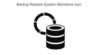 Backup Restore System Monotone Icon In Powerpoint Pptx Png And Editable Eps Format