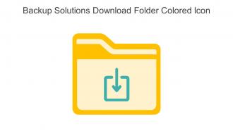 Backup Solutions Download Folder Colored Icon In Powerpoint Pptx Png And Editable Eps Format