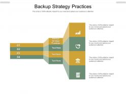 Backup strategy practices ppt powerpoint presentation gallery outfit cpb