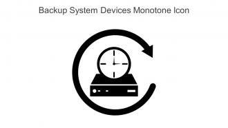 Backup System Devices Monotone Icon In Powerpoint Pptx Png And Editable Eps Format