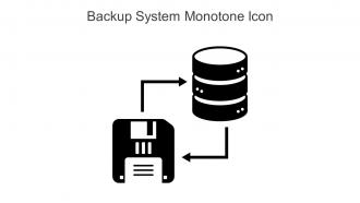 Backup System Monotone Icon In Powerpoint Pptx Png And Editable Eps Format