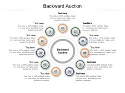 Backward auction ppt powerpoint presentation outline templates cpb