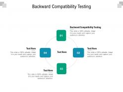 Backward compatibility testing ppt powerpoint presentation portfolio grid cpb