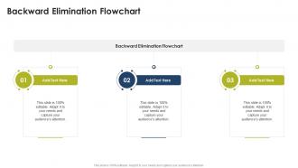 Backward Elimination Flowchart In Powerpoint And Google Slides Cpb