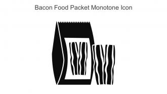 Bacon Food Packet Monotone Icon In Powerpoint Pptx Png And Editable Eps Format