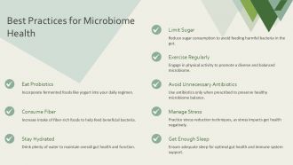 Bacteria And Human Microbiome PPT Designs AT Graphical Editable