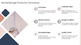 Bacteriophage Production Techniques PPT Slides ACP