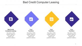 Bad Credit Computer Leasing Ppt Powerpoint Presentation Styles Gridlines Cpb