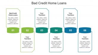 Bad Credit Home Loans Ppt Powerpoint Presentation Summary Example File Cpb