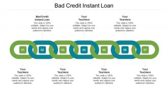 Bad credit instant loan ppt powerpoint presentation model guide cpb
