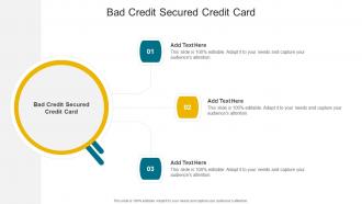 Bad Credit Secured Credit Card In Powerpoint And Google Slides Cpb