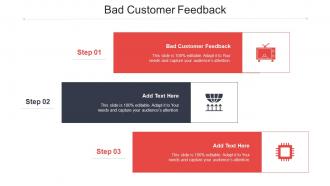 Bad Customer Feedback Ppt Powerpoint Presentation Portfolio Inspiration Cpb