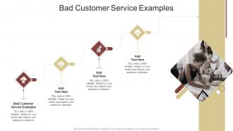 Bad Customer Service Examples In Powerpoint And Google Slides Cpb